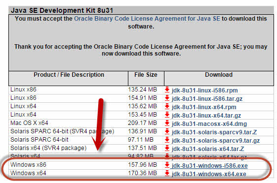 jdk download2